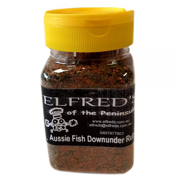 elfreds of the peninsula Aussie Fish Downunder Rub