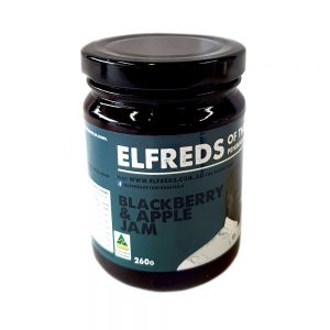 elfreds of the peninsula blackberry and apple jam