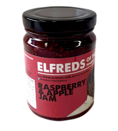 elfreds of the Peninsula Raspberry and apple jam